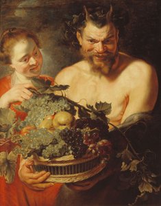Faun og nymfe